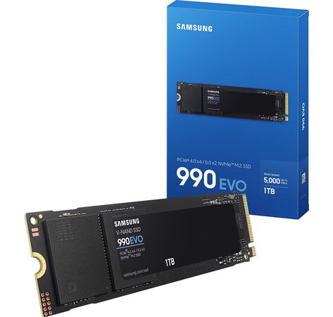 Samsung 990 EVO Series NVMe SSD, PCIe 4.0 M.2 Typ 2280 - 1 TB