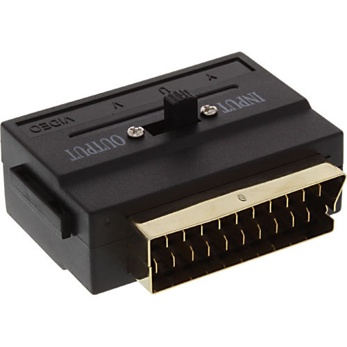 InLine Scart Adapter Stecker an 4x Cinch Buchse schwarz eBay