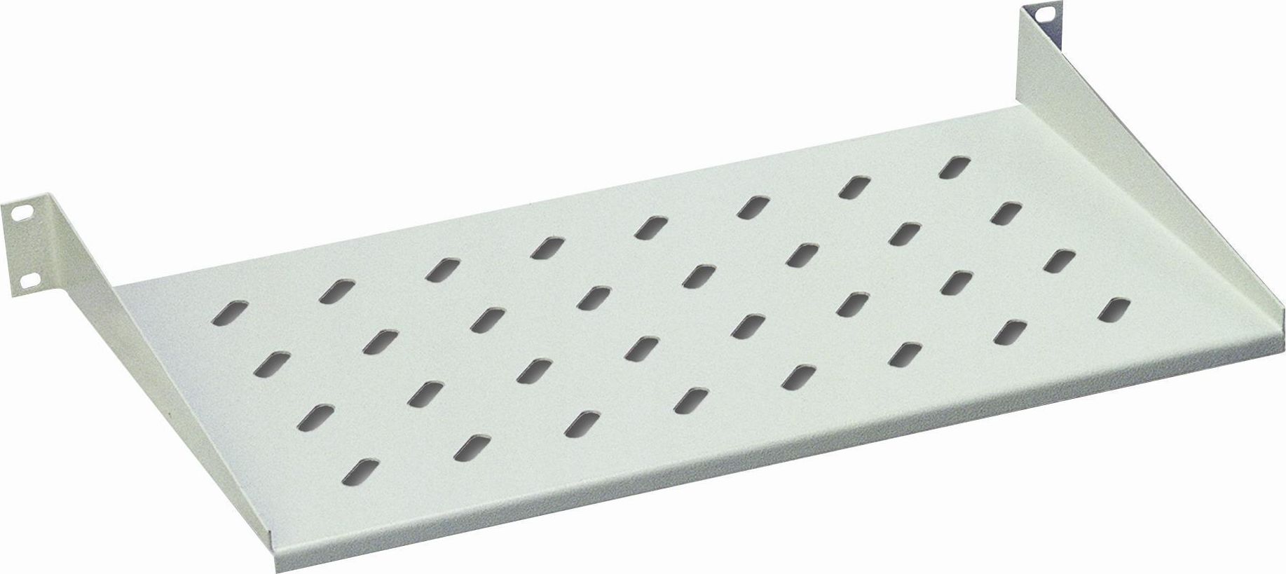 Preview: Digitus Fachboden 48.3cm/19" grau für Wandschraenke RAL7035