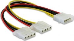 Preview: Y-Cable Power > 2x 4pin Molex, Delock [82100]