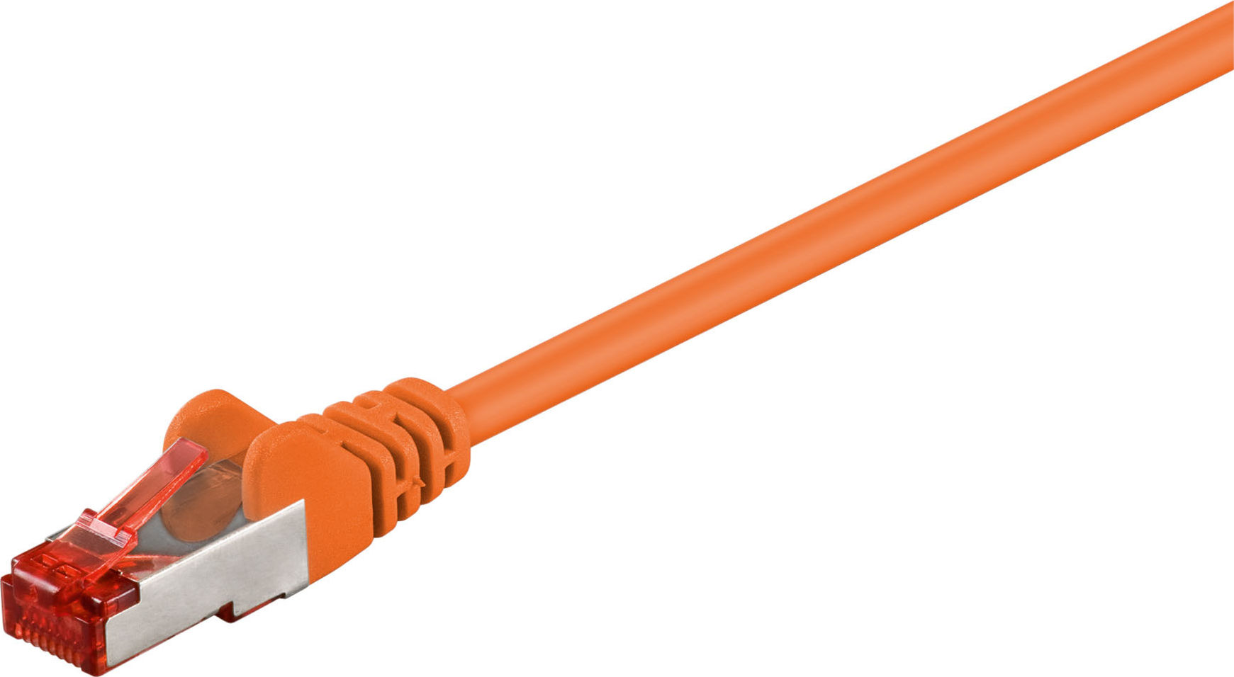 Preview: CAT 6 Netzwerkkabel S/FTP; CAT 6-0500 LC S/FTP PIMF ORANGE 5m