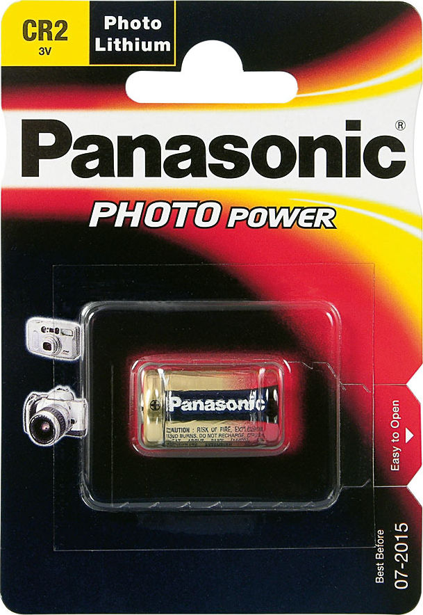 Preview: PANASONIC Batterie Lithium Photo-Power CR2 3V 1er-Bli