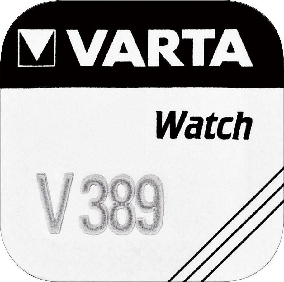 Preview: VARTA Watch Knopfzelle Uhrenbatterie Silberoxid V389 SR54 SR1130 SG10 1er Blister