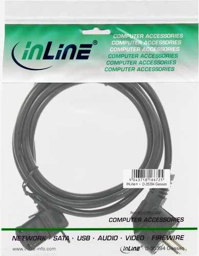 InLine Netz-Y-Kabel - 1 Steckdose Für 3 Geräte