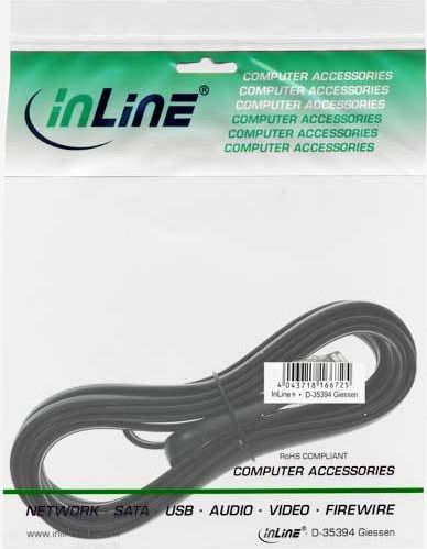 Preview: InLine Modularkabel RJ12, Stecker / Stecker, 6adrig, 6P6C, 3m