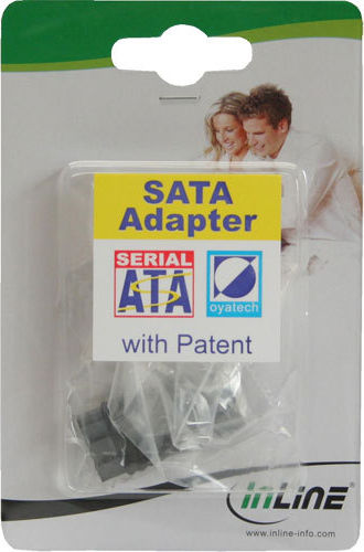 Preview: InLine SATA Adapter SATA Bu->SATA Bu schwarz