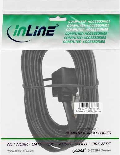 Preview: InLine® ISDN-Verlängerung, RJ45 (8P8C) Stecker / Buchse, 3m