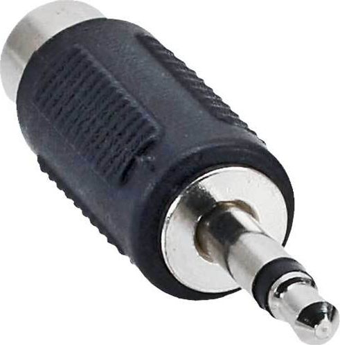 Preview: InLine Audio Adapter 3,5mm Klinke St->1x Cinch Bu Mono schwarz