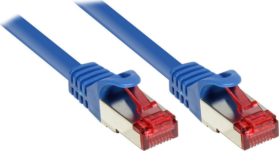 Preview: Cat. 6 Patchkabel, SSTP/PiMF, PVC, 250MHz, 15m, blau