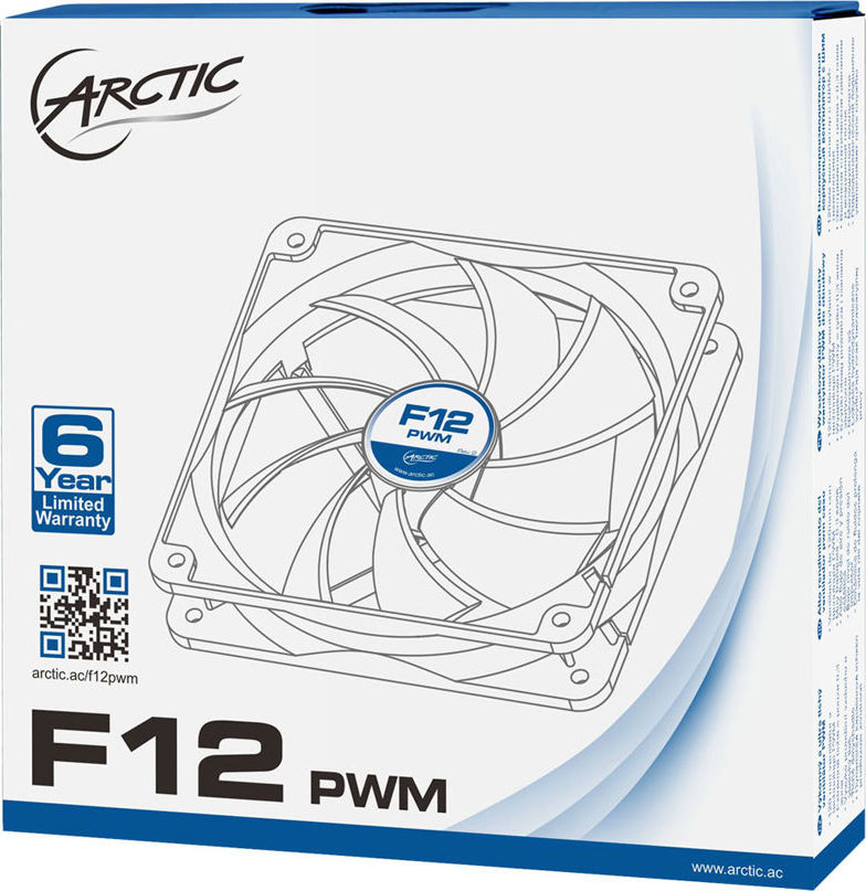 Preview: Arctic F12 PWM Lüfter - 120mm