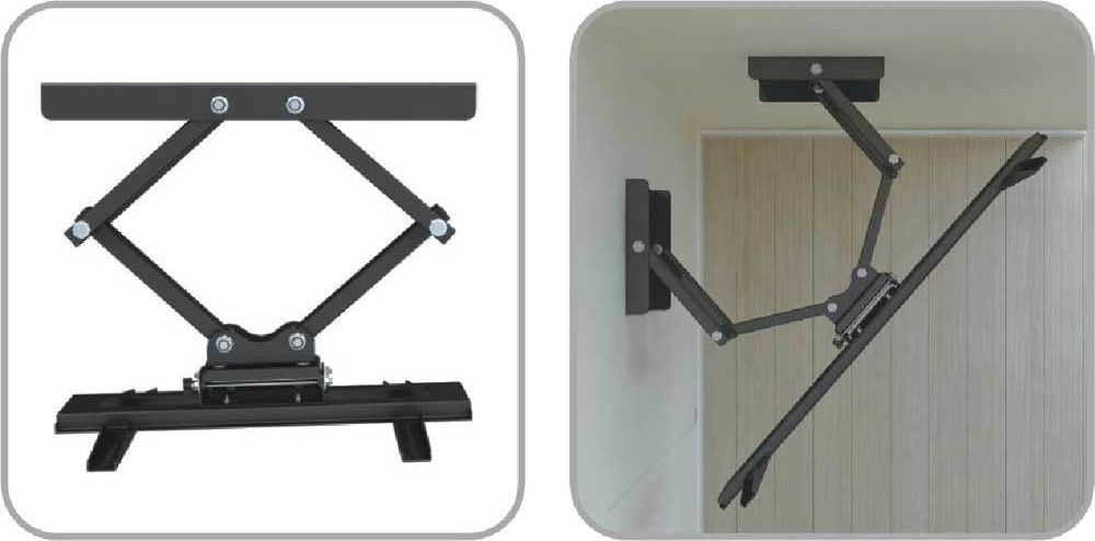 Preview: InLine Eck-Wandhalterung, für LED/LCD/Plasma, 94-160cm (37-63"), bis 60kg