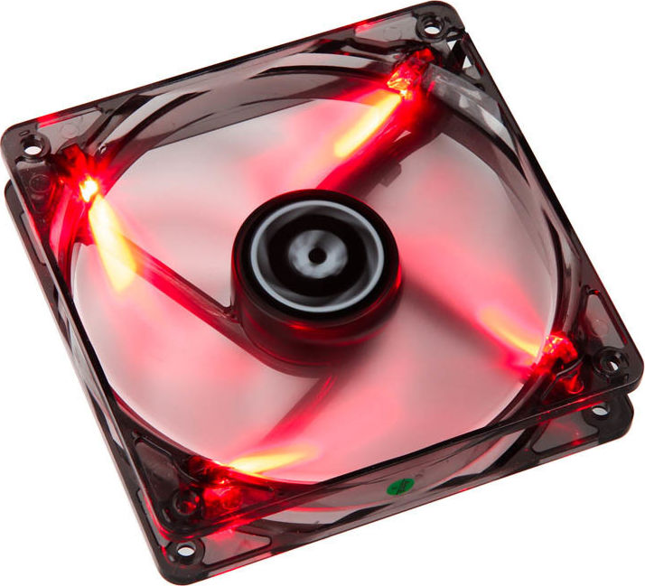Preview: BitFenix Spectre PWM 120mm Lüfter rote LED - schwarz