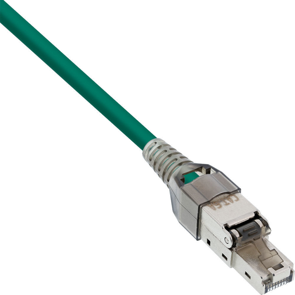 Preview: InLine RJ45 Stecker Cat.6A 500MHz, feldkonfektionierbar, geschirmt