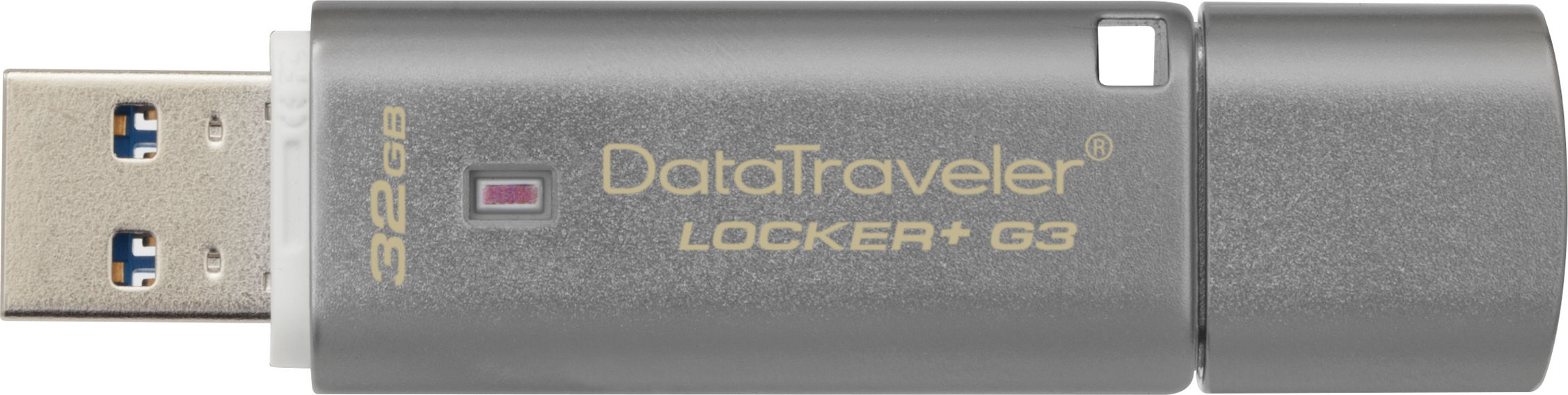 Preview: USB-Stick 32GB Kingston DataTraveler Locker+ G3 (silber) retail