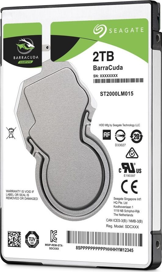 Preview: HDD int. 2,5 2TB Seagate Barracuda