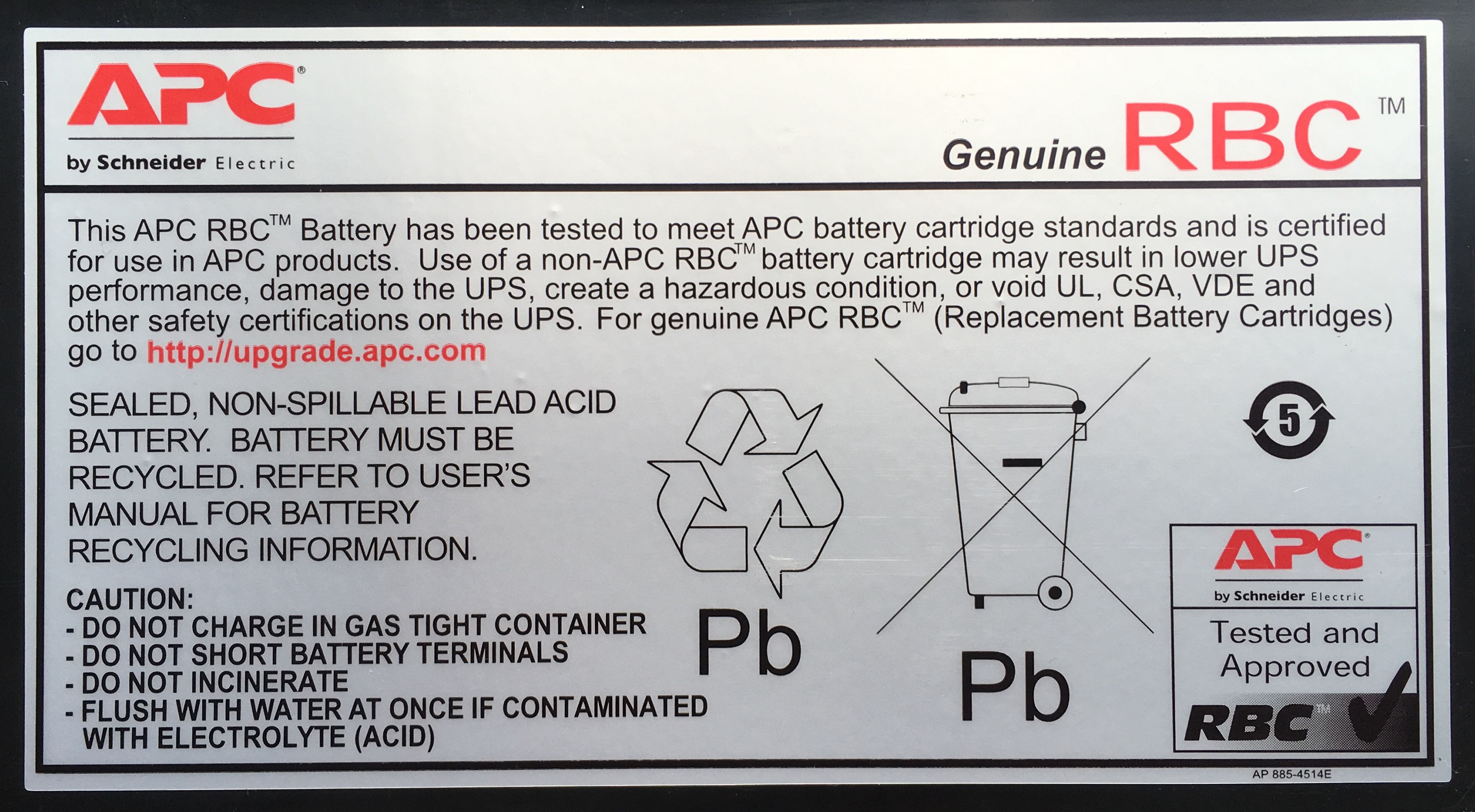 Preview: APC Batterie RBC124