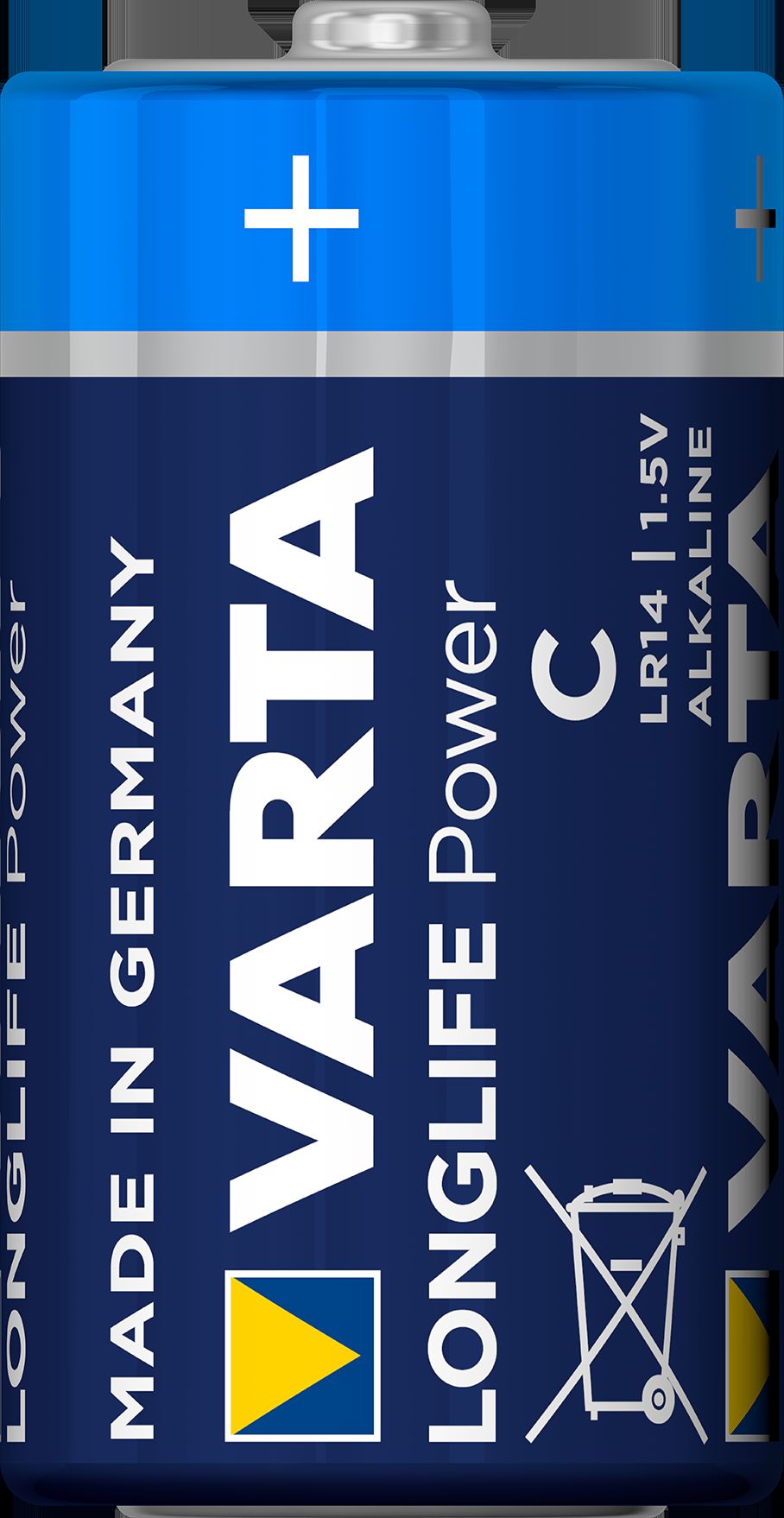 Preview: VARTA Longlife Power Alkaline Batterie C Baby R14 4914 1 Stück