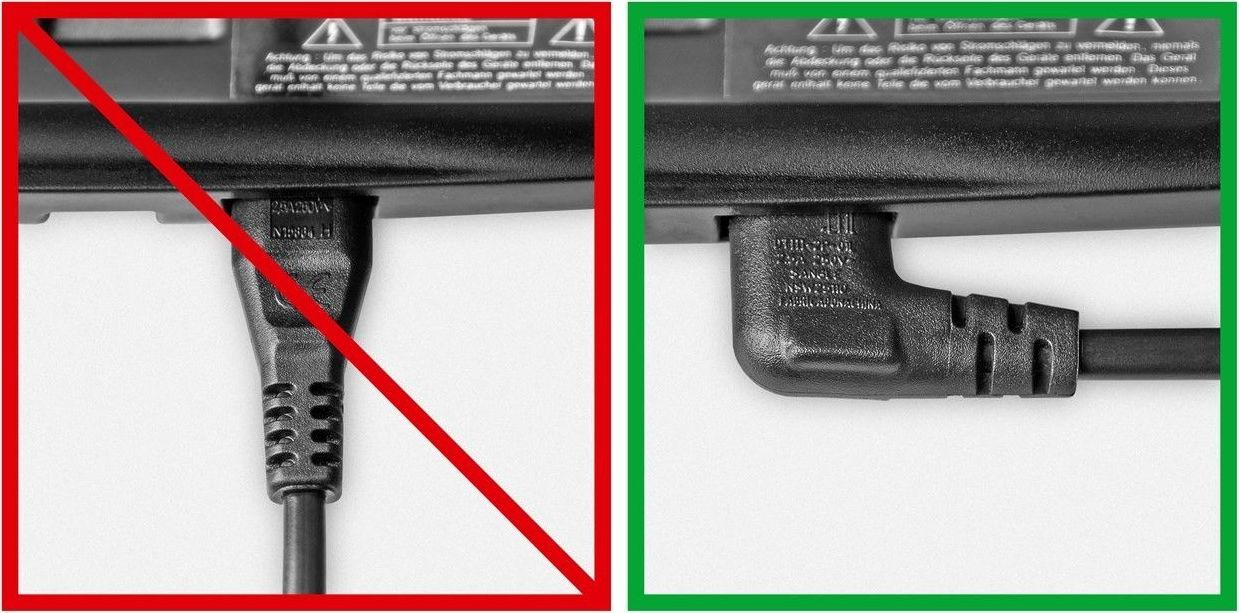 Preview: Netzkabel; NK 104 W-100 TV 1m weiss