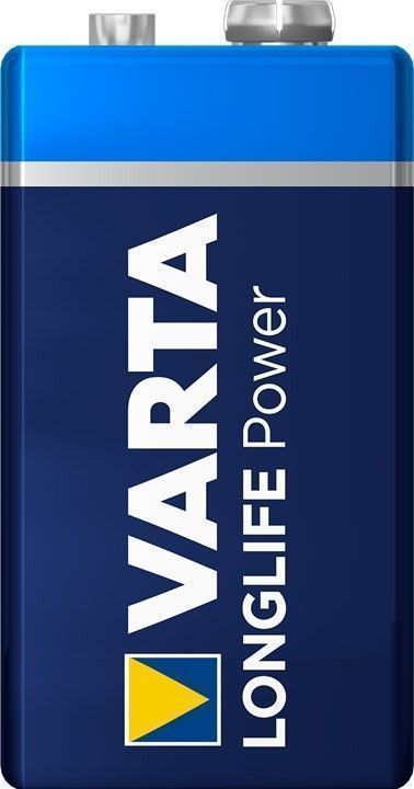 Preview: VARTA Longlife Power Alkaline Batterie 9 Volt Block 9V 6LR61 4922 9V 6LR61 1er