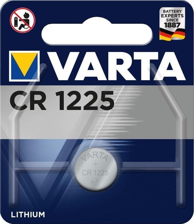 Preview: VARTA Batterien Lithium Knopfzellen CR1225 1er Blister