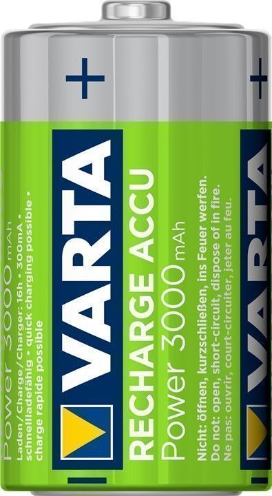 Preview: VARTA Recharge Power Akku NiMH Mono D LR20 1,2V 3000mAh 2er-Blister