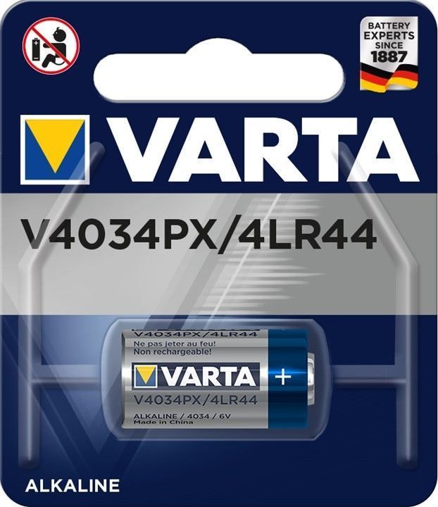 Preview: VARTA Batterie Alkali PX28A 4LR44 V4034 6V 1er-Bl