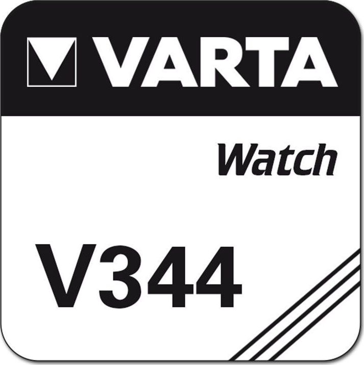 Preview: VARTA Watch Knopfzelle Uhrenbatterie Silberoxid V344 SR42 SR1136 1er Blister