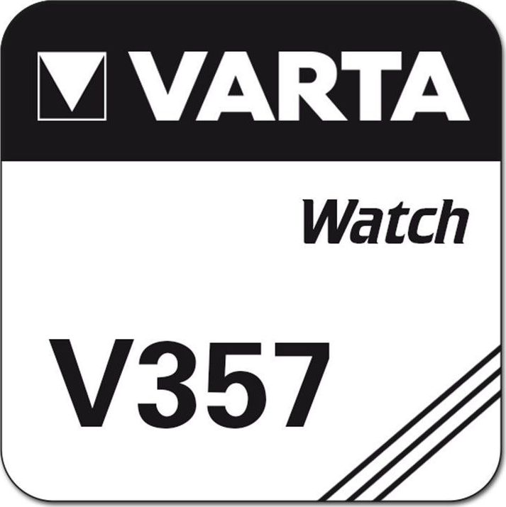 Preview: VARTA Watch Knopfzelle Uhrenbatterie Silberoxid V357 SR44 SR1154 SG13 V76PX 1er