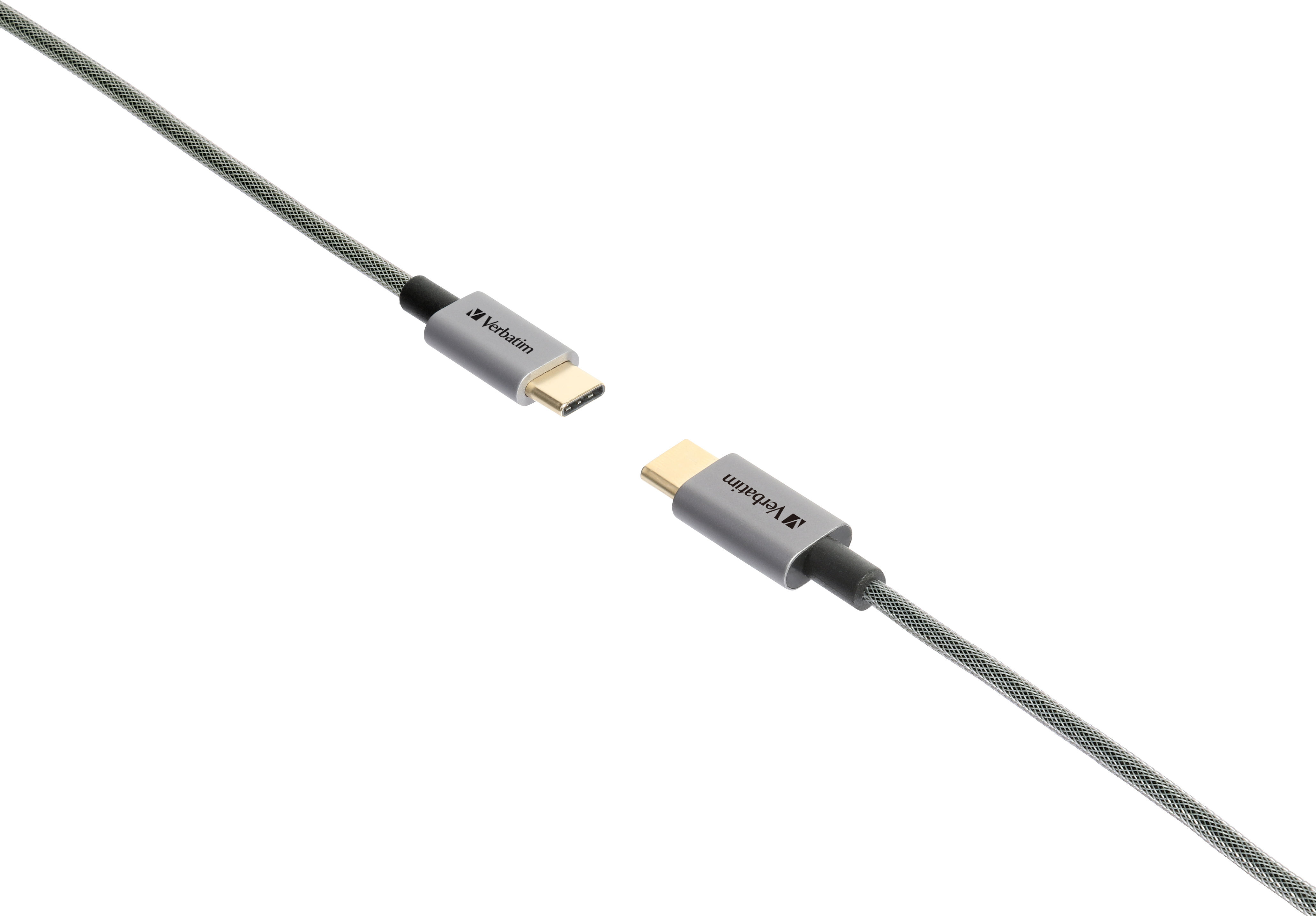 Preview: Cable Verbatim USB-C to USB-C 2 Grey