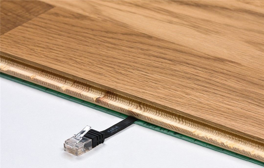 Preview: CAT 5e Netzwerkkabel Flachkabel; CAT FLAT 5-0100 U/UTP WEISS 1m