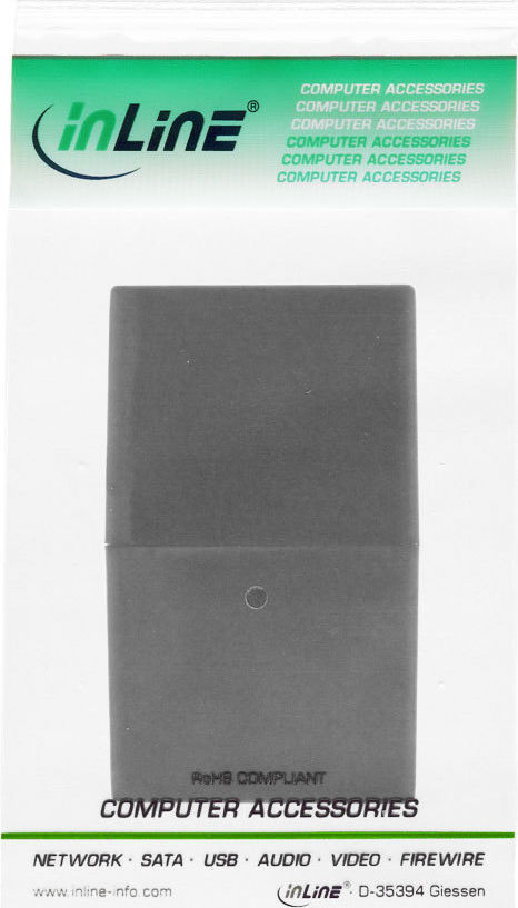 Preview: InLine Modular Adapter RJ10 4P4C Bu->RJ10 4P4C Bu schwarz
