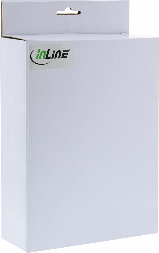 Preview: InLine KVM Switch, 2-fach, USB-C zu DisplayPort 1.2, 4K, mit Audio, integr. Kabel