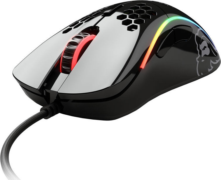 Preview: Glorious PC Gaming Race Model D Gaming-Maus - schwarz, glossy