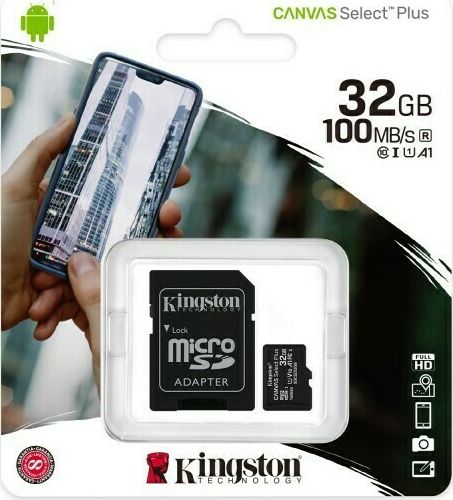 Preview: Kingston Technology 32GB MICROSDHC CANVAS SELECT