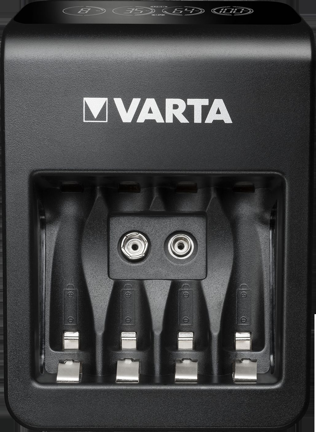 Preview: VARTA LCD Plug Charger+ Batterie Ladegerät inkl. 4x AA Akkus 2100mAh