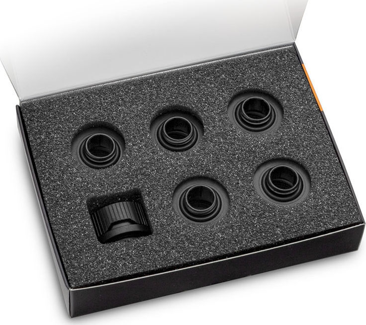 Preview: EK Water Blocks EK-Quantum Torque HTC 16 - 6er-Pack, schwarz