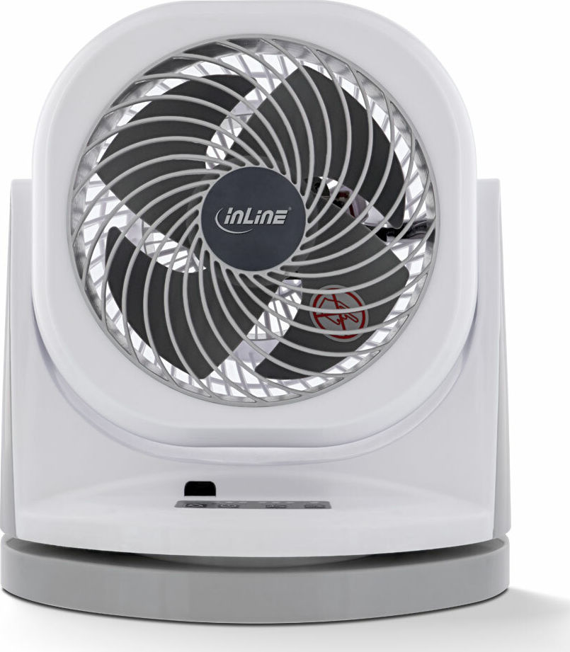 Preview: InLine SmartHome Ventilator rotierend, weiß