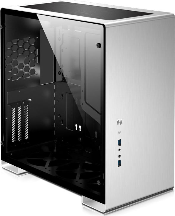 Preview: Jonsbo U5S Midi-Tower, Tempered Glass - silber