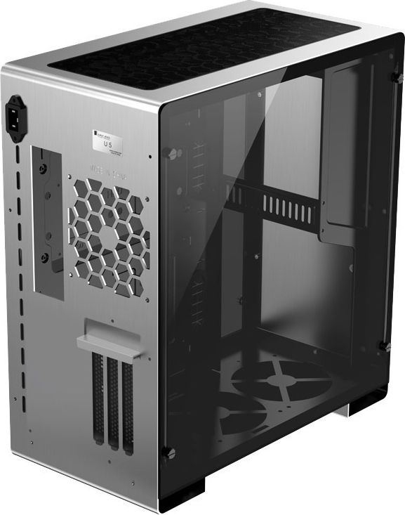 Preview: Jonsbo U5S Midi-Tower, Tempered Glass - silber