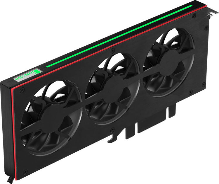 Preview: Jonsbo VF-1 PCI Kühler 3x 80mm, GPU Lüfter - schwarz