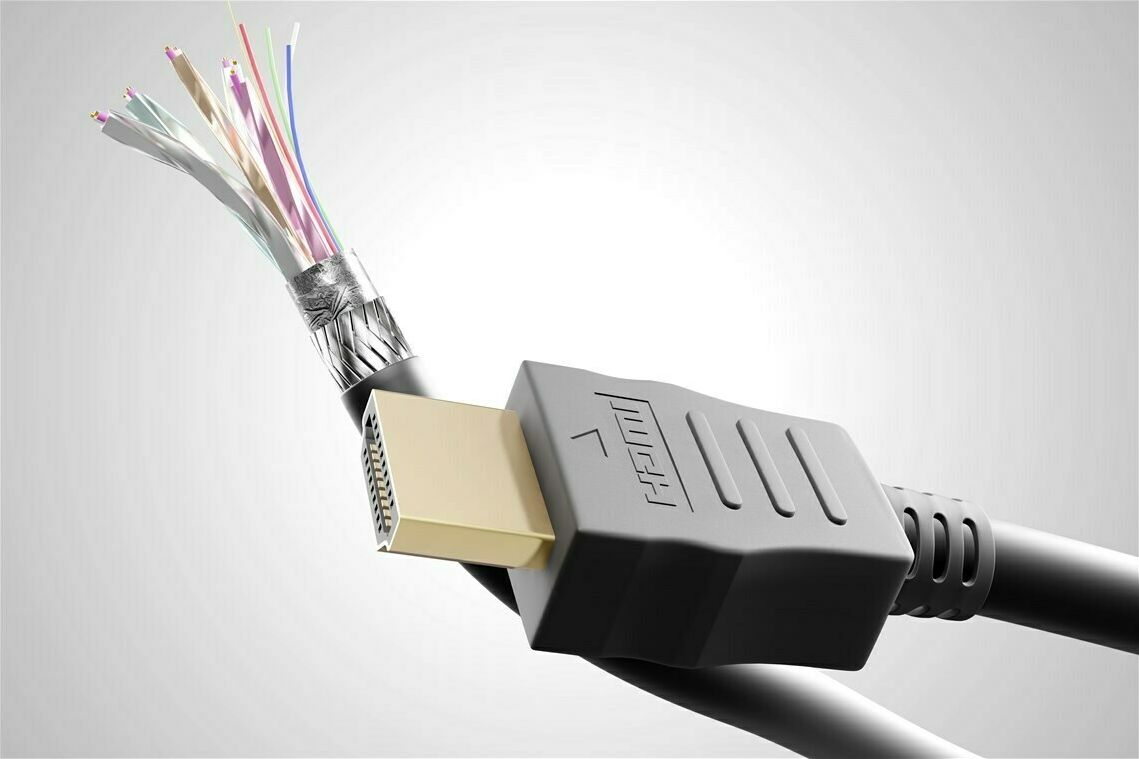 Preview: Ultra High Speed HDMI™ Kabel; Series 2.1 8K Ultra High Speed HDMI™ Kabel, Schwarz, 1 m - Hochgeschwindigkeitskabel für 8K@60 Hz