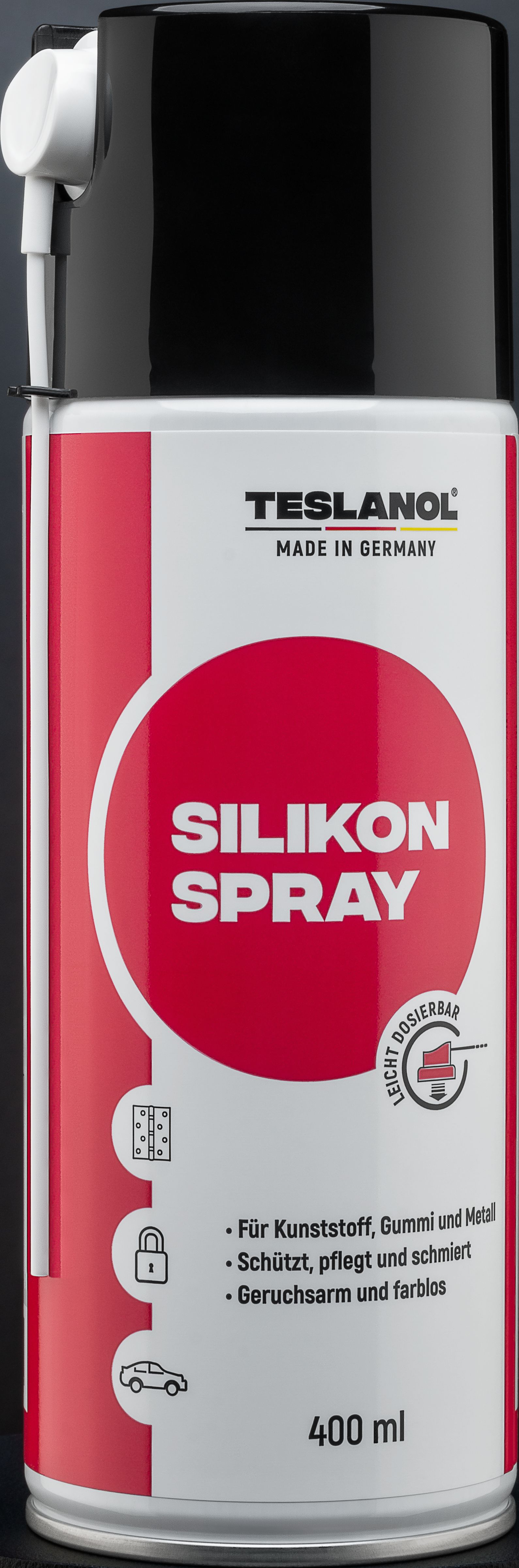 Preview: TESLANOL S Silikon-Spray isoliert-schützt-schmiert 400 ml