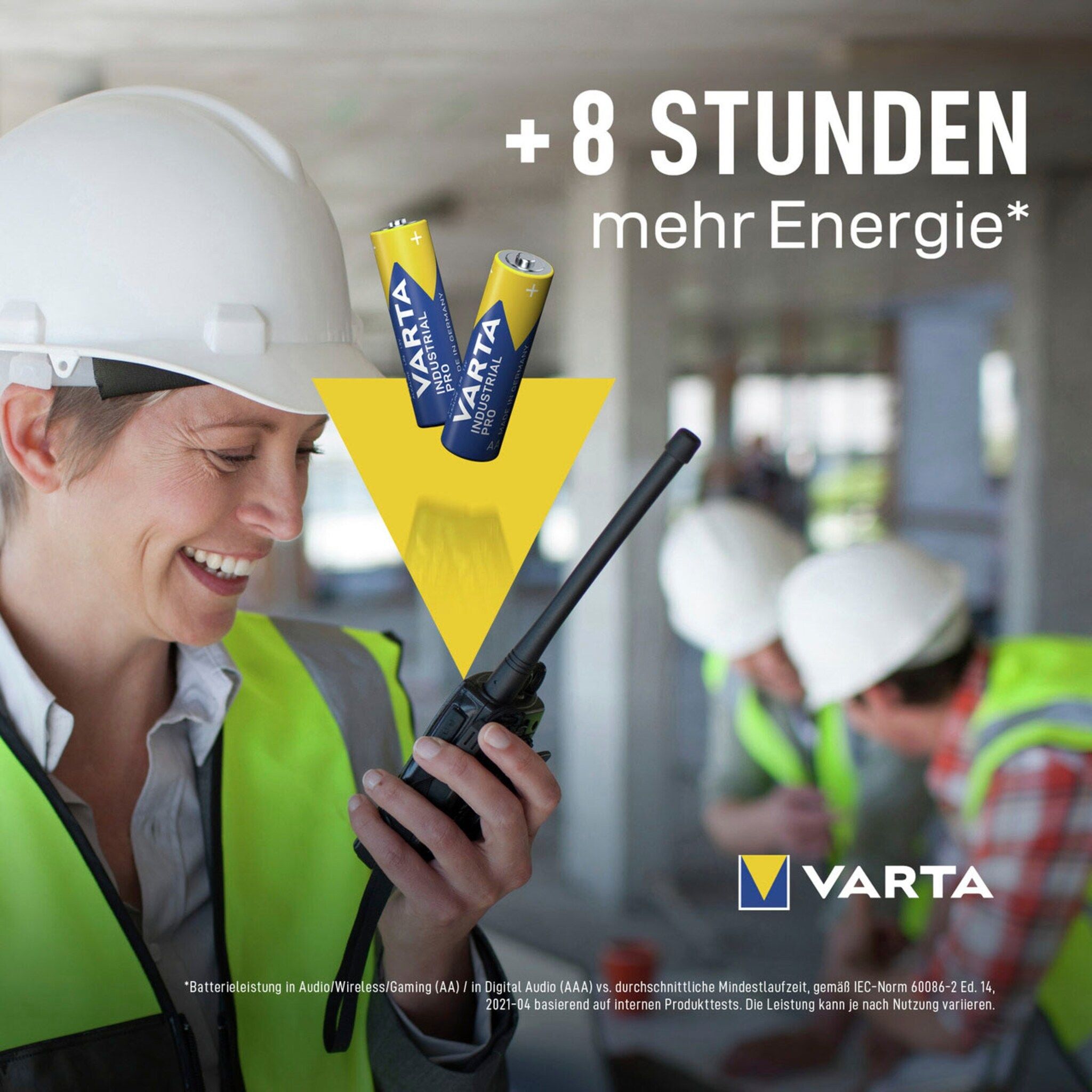 Preview: VARTA Industrial PRO Alkaline Batterie 1,5V AA LR6 MN1600 Mignon 1er