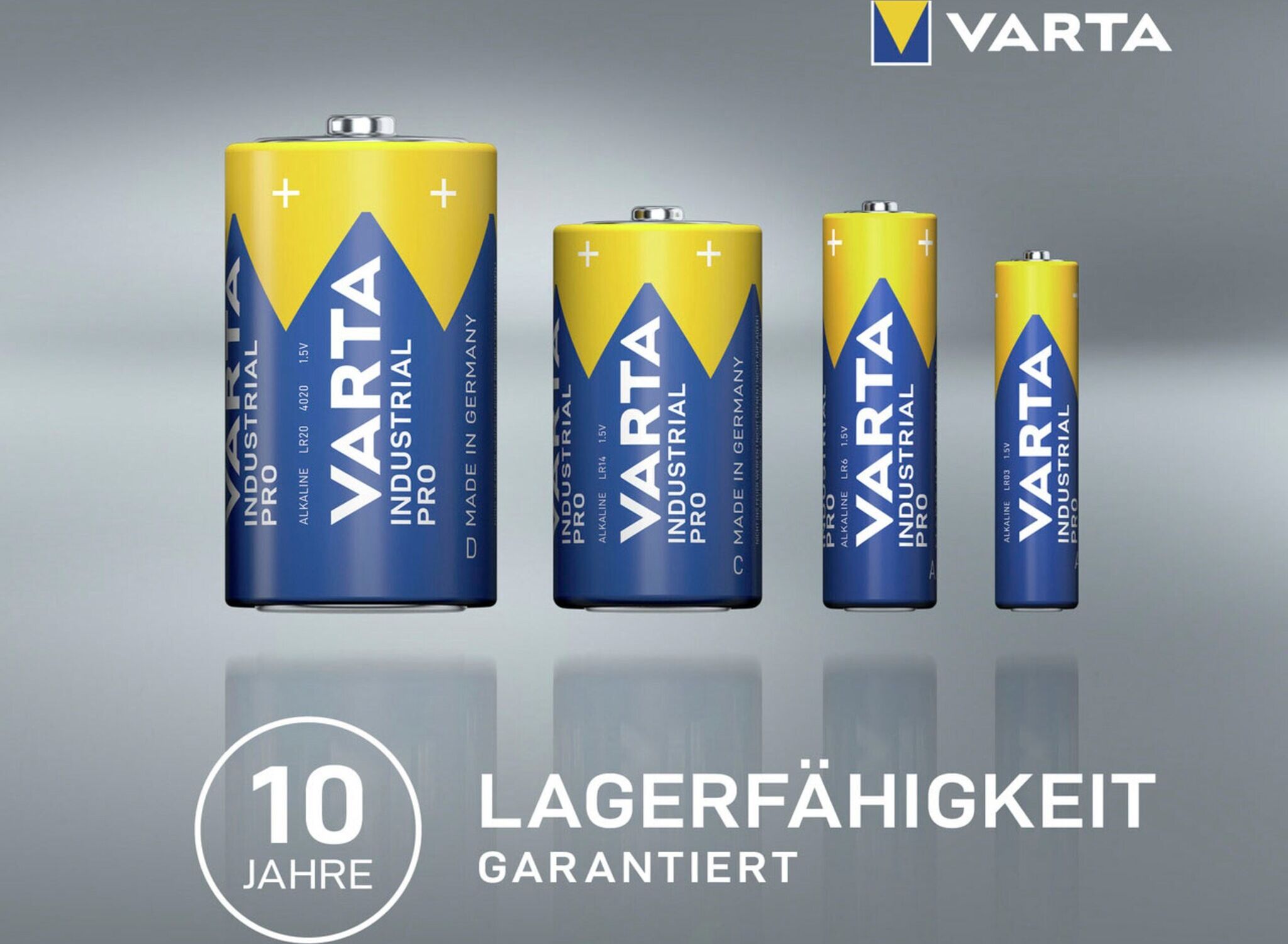Preview: VARTA Industrial PRO Alkaline Batterie 1,5V D LR20 MN1300 Mono 1er