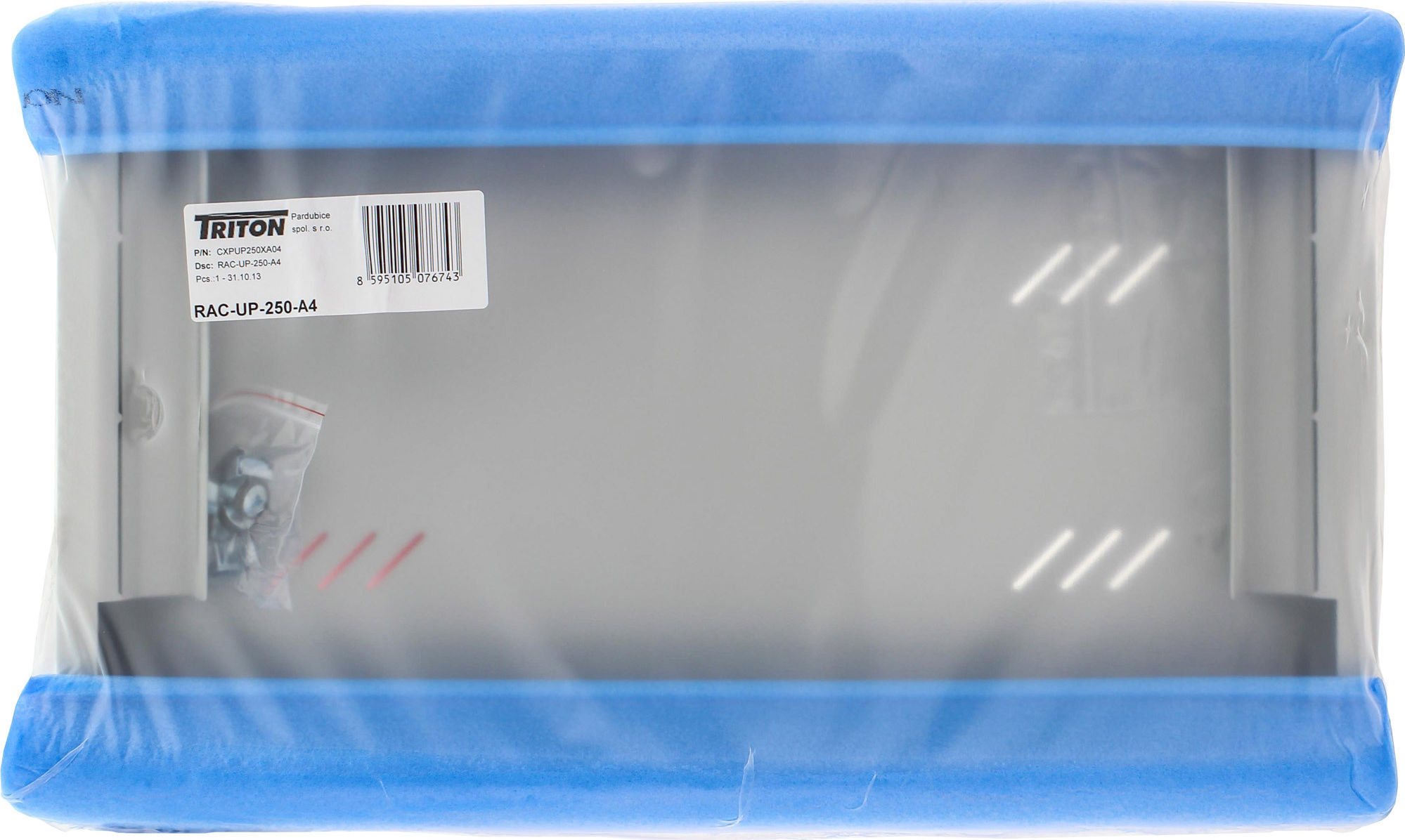 Preview: NWKSch 19" Zubehör Triton Fachboden 1HE / 250mm / 15kg