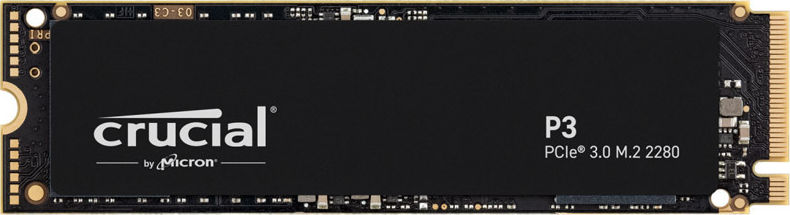 Preview: SSD Crucial P3 M.2 2TB PCIe Gen3x4 2280