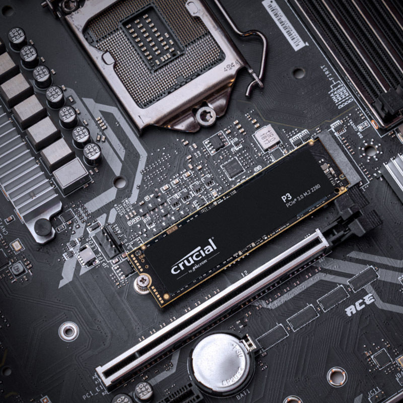 Preview: SSD Crucial P3 M.2 2TB PCIe Gen3x4 2280