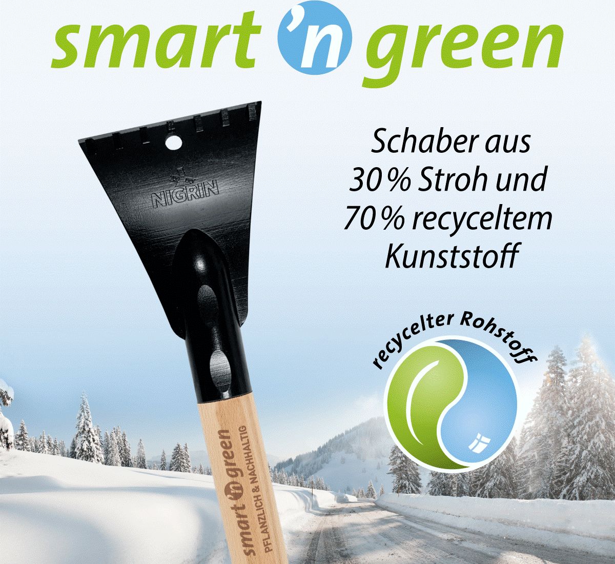 Preview: NIGRIN smart n green Eiskratzer