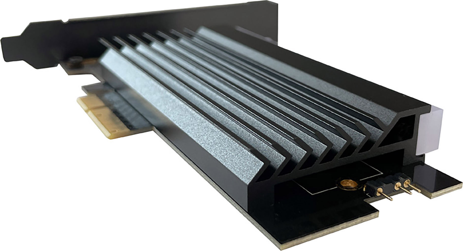 Preview: LC-Power LC-PCI-M2-NVME-ARGB PCI-Controller für eine M.2-NVMe-SSD