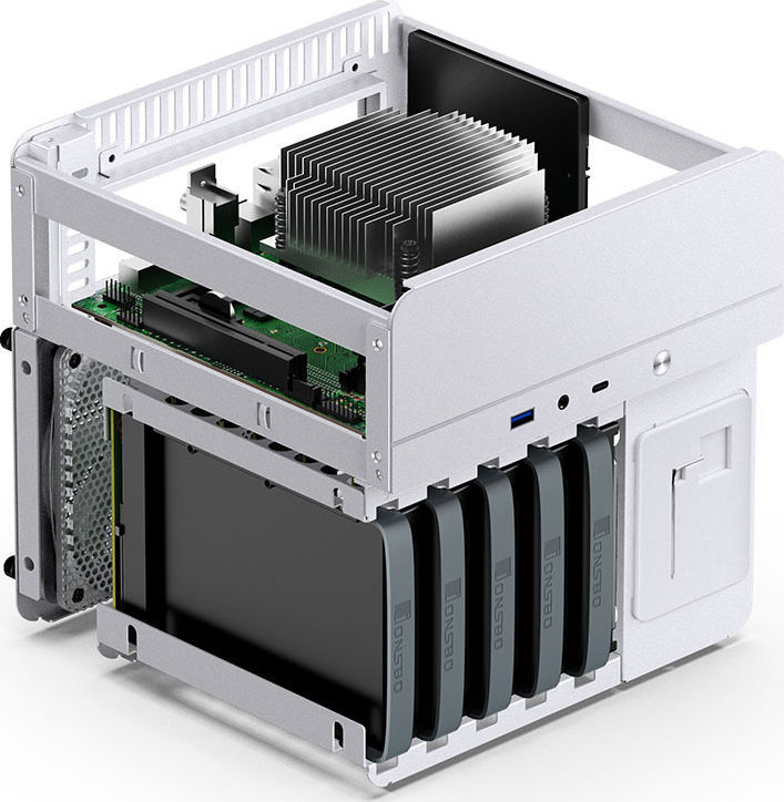 Preview: Jonsbo N2 Mini-ITX Gehäuse - weiß
